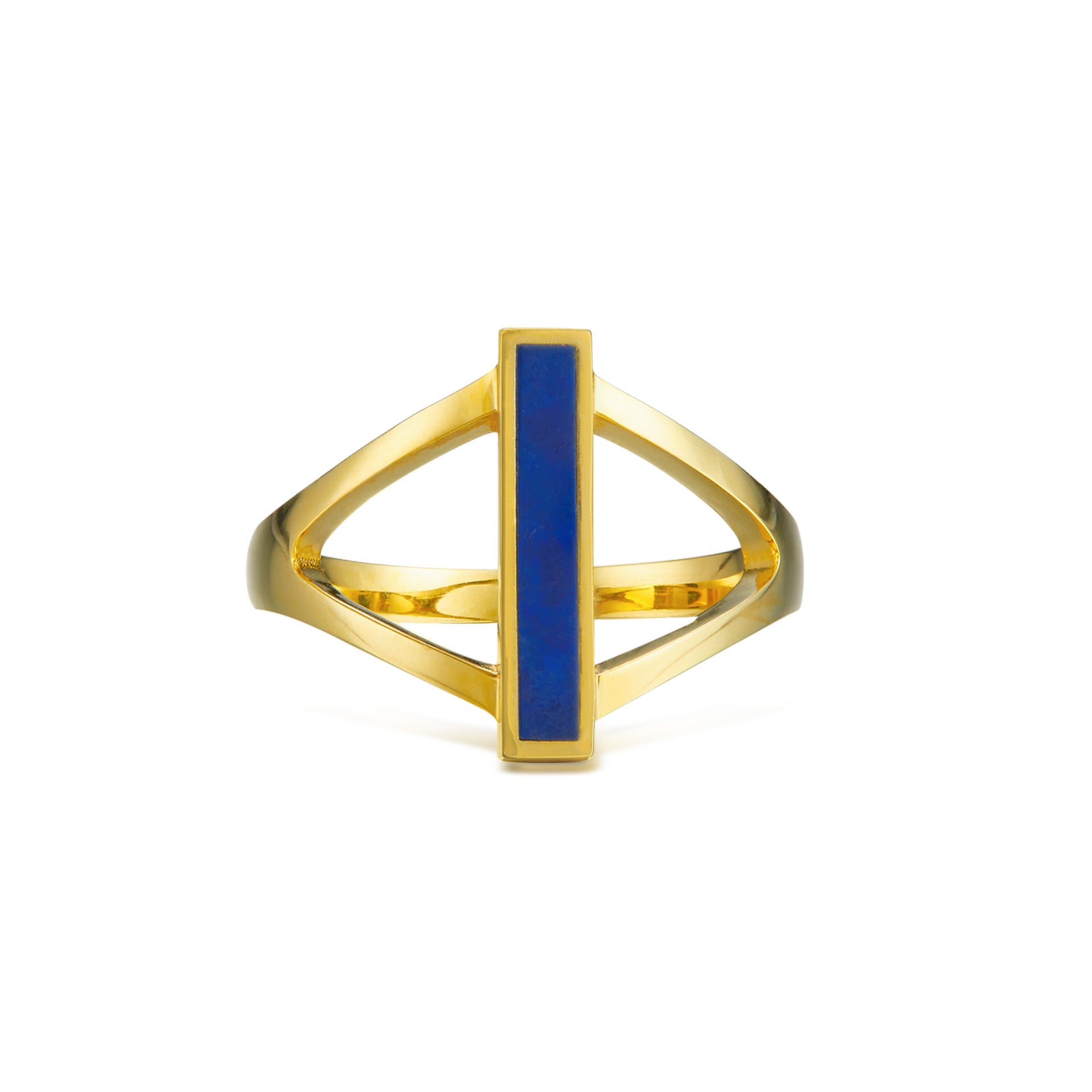 S925Silver Natural Lapis Lazuli Ring Light Luxury Niche Design Sense Ladies Stacking Commuting Versatile Fashion Ring