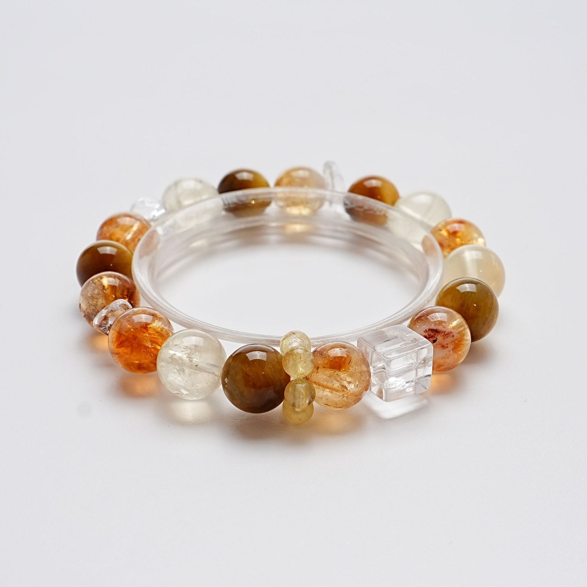 High Quality Natural High Quality Yellow Pagoda Crystal Bracelet Fashion Lemon Crystal Bracelet