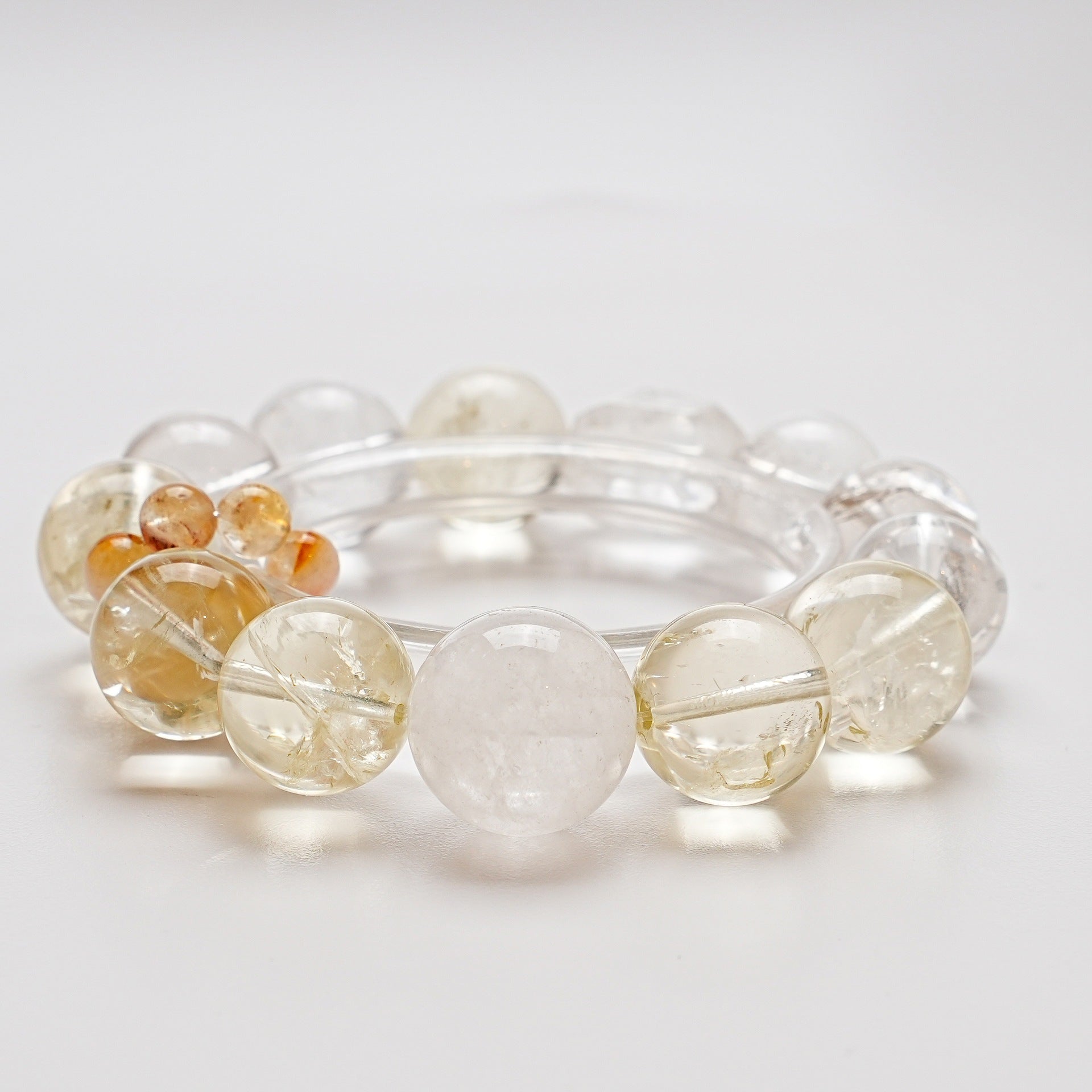 Natural Crystal White Crystal Bracelet Women's Shijia Fashion High-end Bracelet