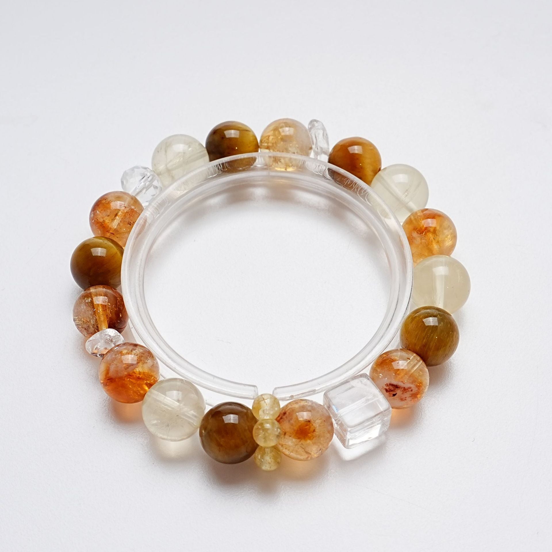 High Quality Natural High Quality Yellow Pagoda Crystal Bracelet Fashion Lemon Crystal Bracelet