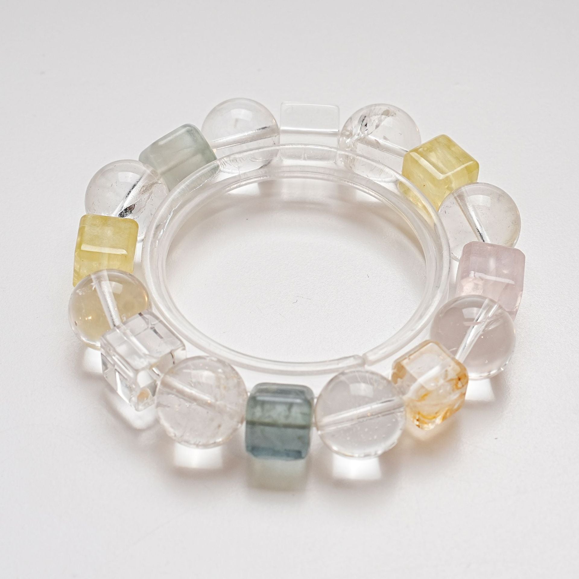 Natural White Crystal Bracelet Women's Versatile High-End White Crystal Bracelet