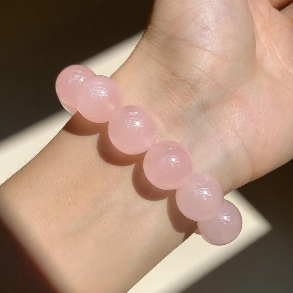 Rose Quartz Bracelet – Natural Crystal Jewelry for Love and Self-Care