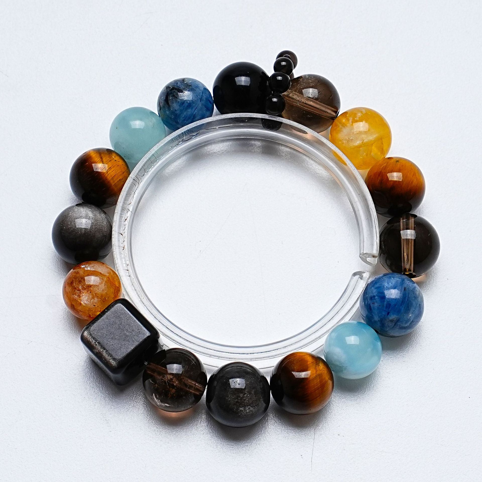 Natural Citrine Yellow Tiger Eye Crystal Bracelet Women's Fashion Versatile Lemon Crystal Bracelet