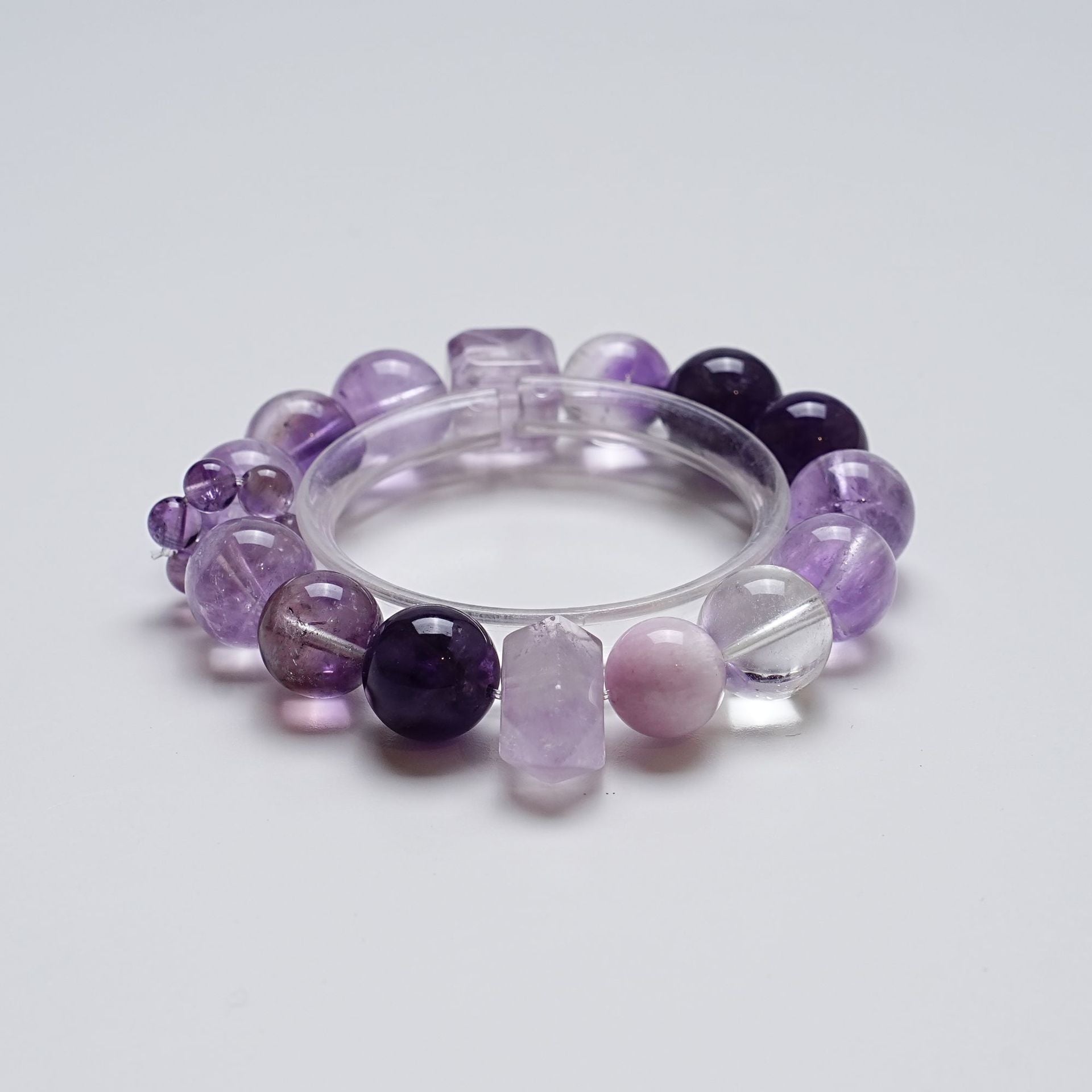 High Quality Natural Uruguay Crystal Bracelet fashion Kunzite White Water Bracelet