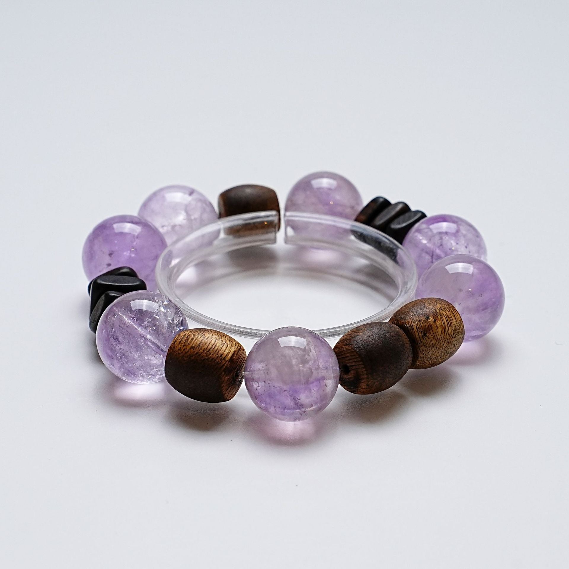 Natural Lavender Crystal Bracelet for Women Versatile Lavender Bracelet