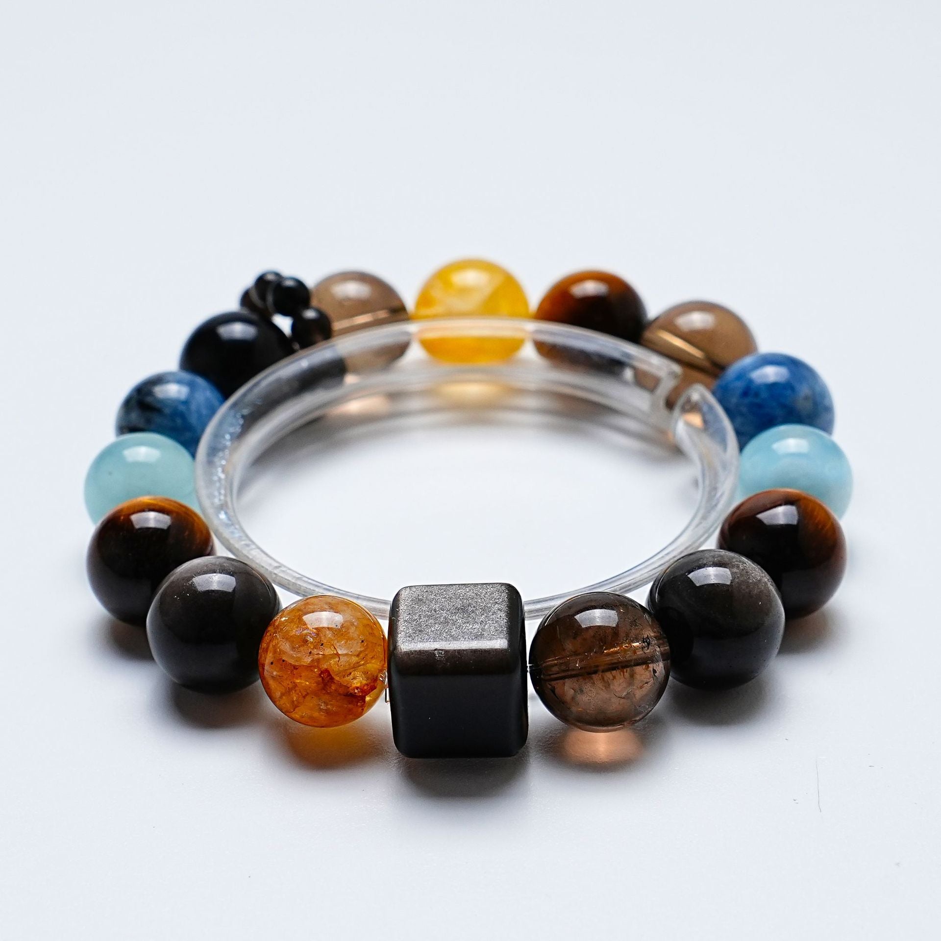 Natural Citrine Yellow Tiger Eye Crystal Bracelet Women's Fashion Versatile Lemon Crystal Bracelet