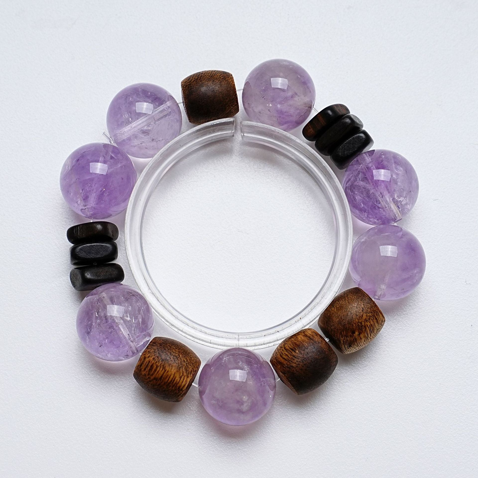 Natural Lavender Crystal Bracelet for Women Versatile Lavender Bracelet