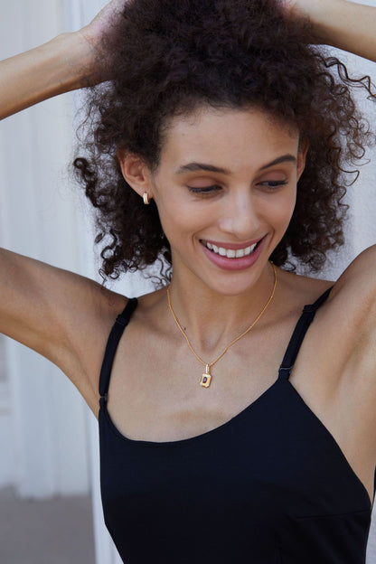 S925Silver Brushed Necklace Natural Garnet Women's Niche Light Luxury Style Pendant Bead Chain Versatile Necklace Collarbone Chain