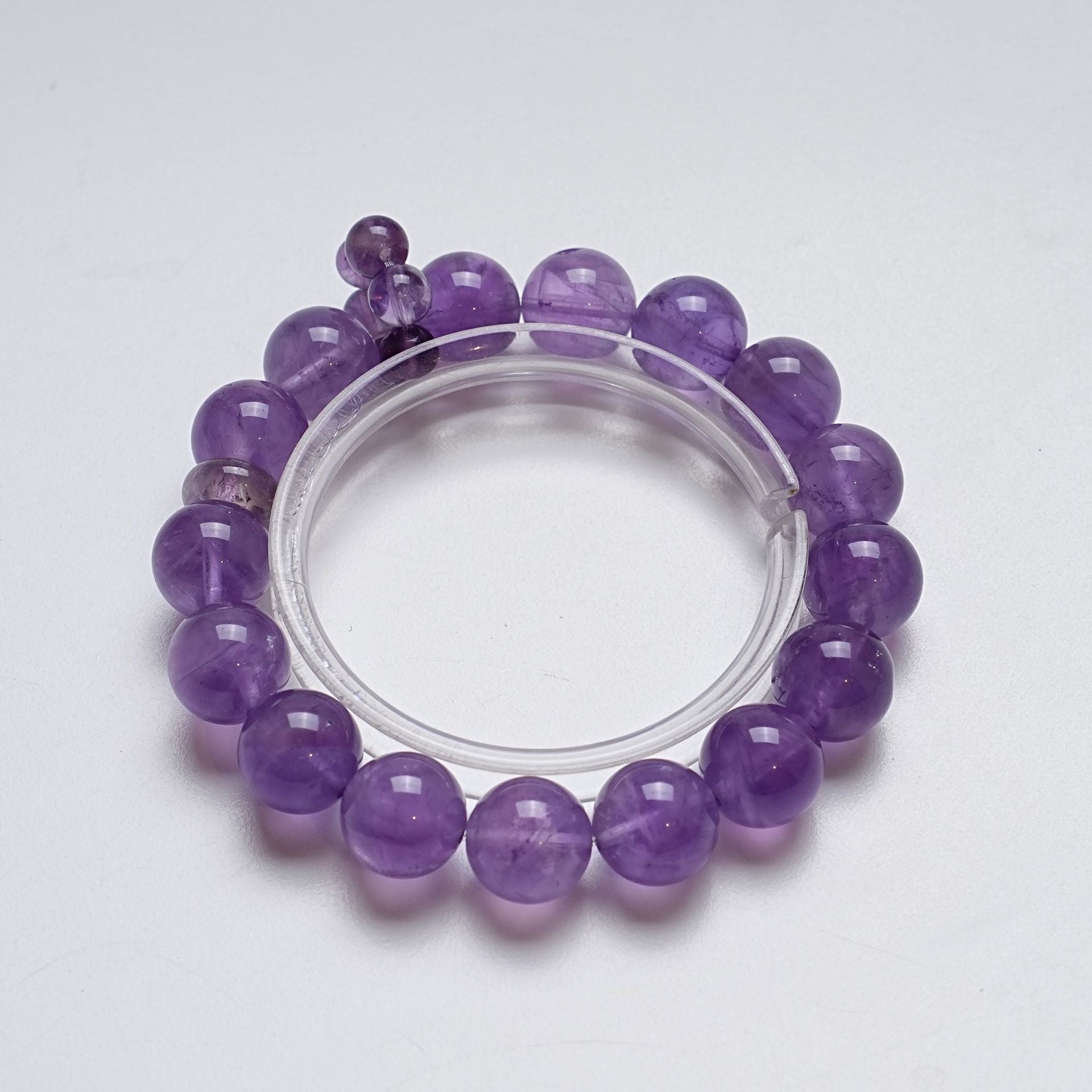 High Quality Natural Bolivia Amethyst Crystal Hand String Single Circle fashion Bracelet
