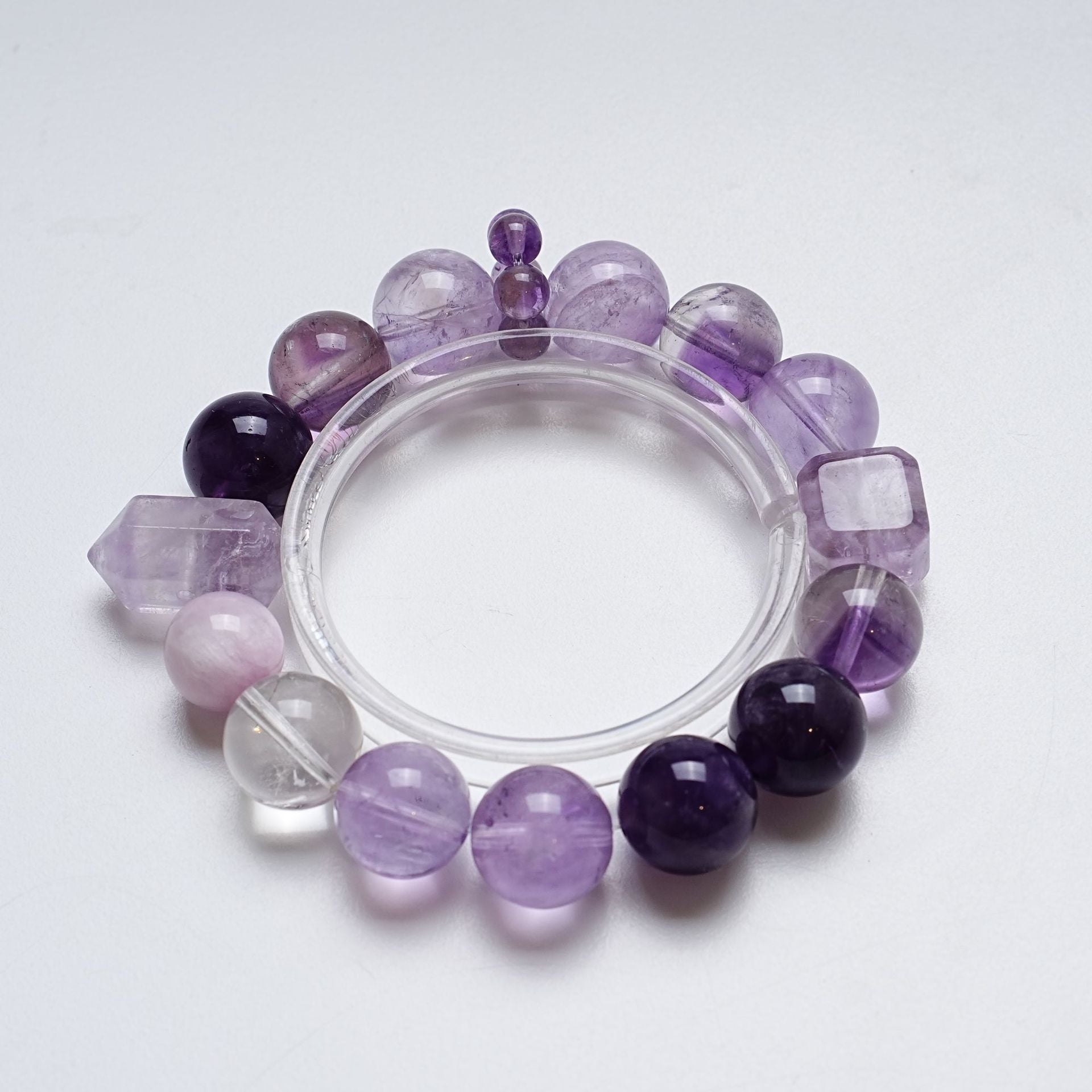 High Quality Natural Uruguay Crystal Bracelet fashion Kunzite White Water Bracelet