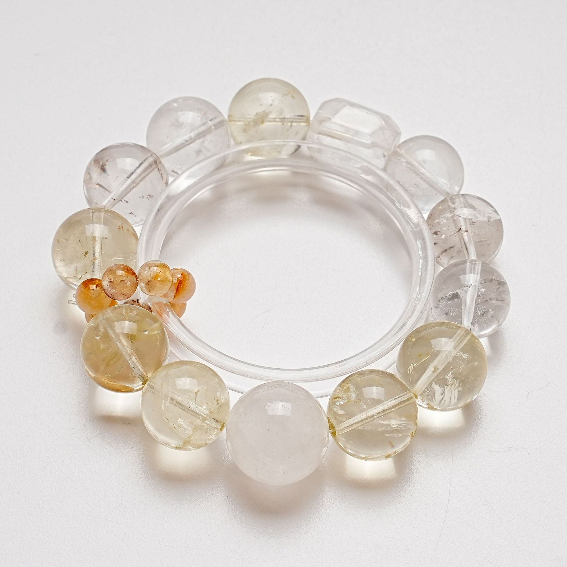 Natural Crystal White Crystal Bracelet Women's Shijia Fashion High-end Bracelet