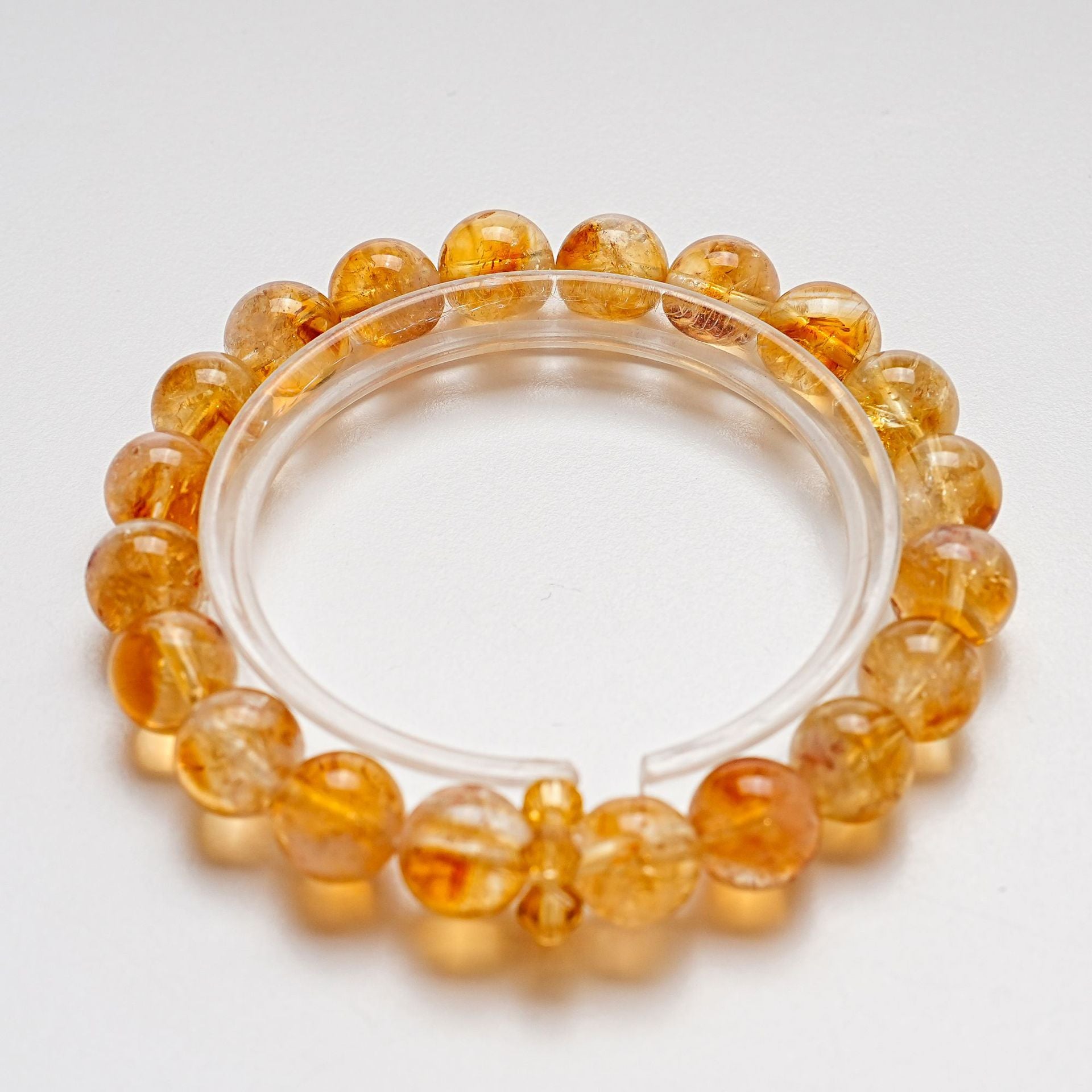 Yellow Pagoda Quartz & Citrine Bracelet — Radiance and Prosperity