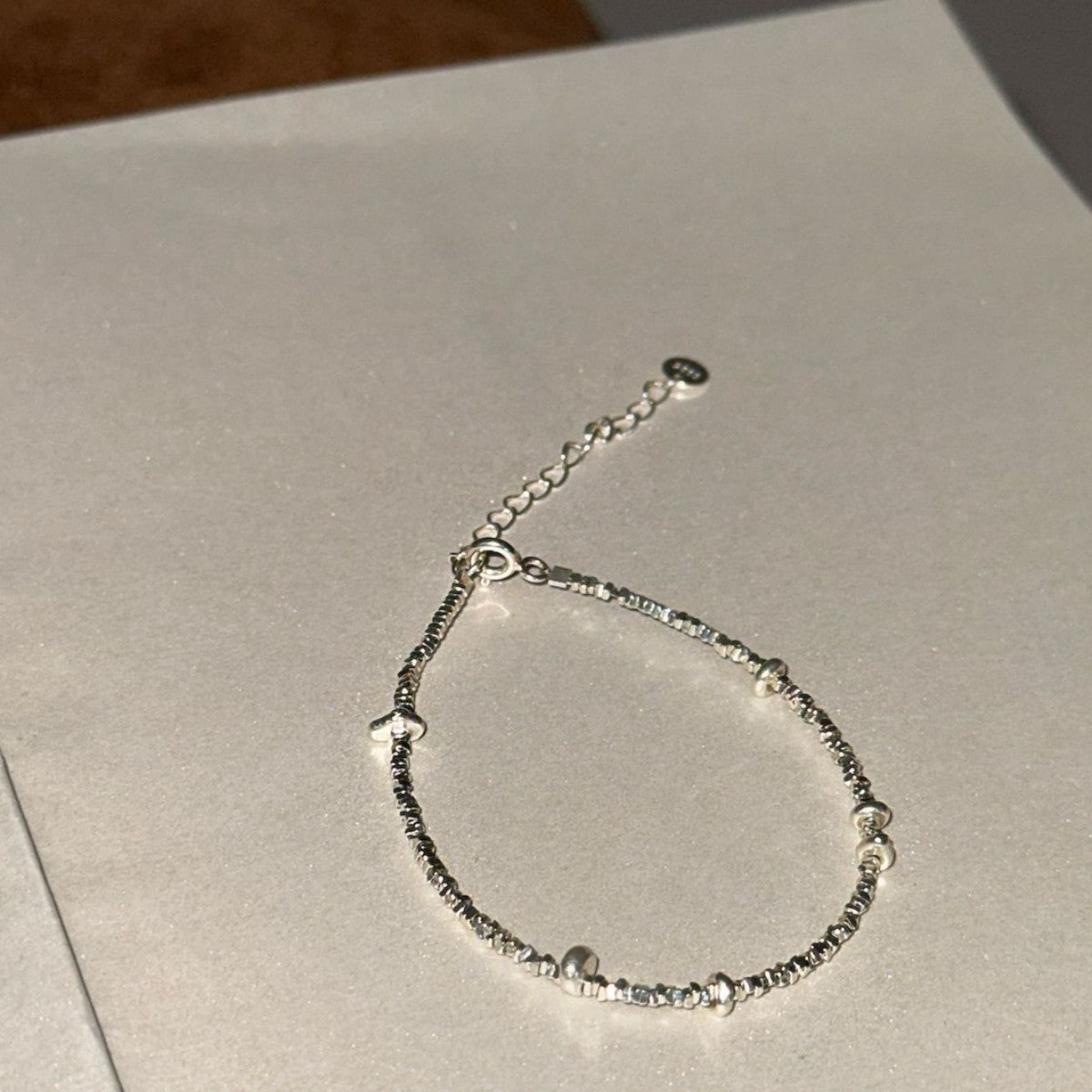 Luxurious Design Sense Full Body S925Thai Silver Fragment Bracelet for Women, Exquisite and High-End Feel, Simple and Versatile for Layering