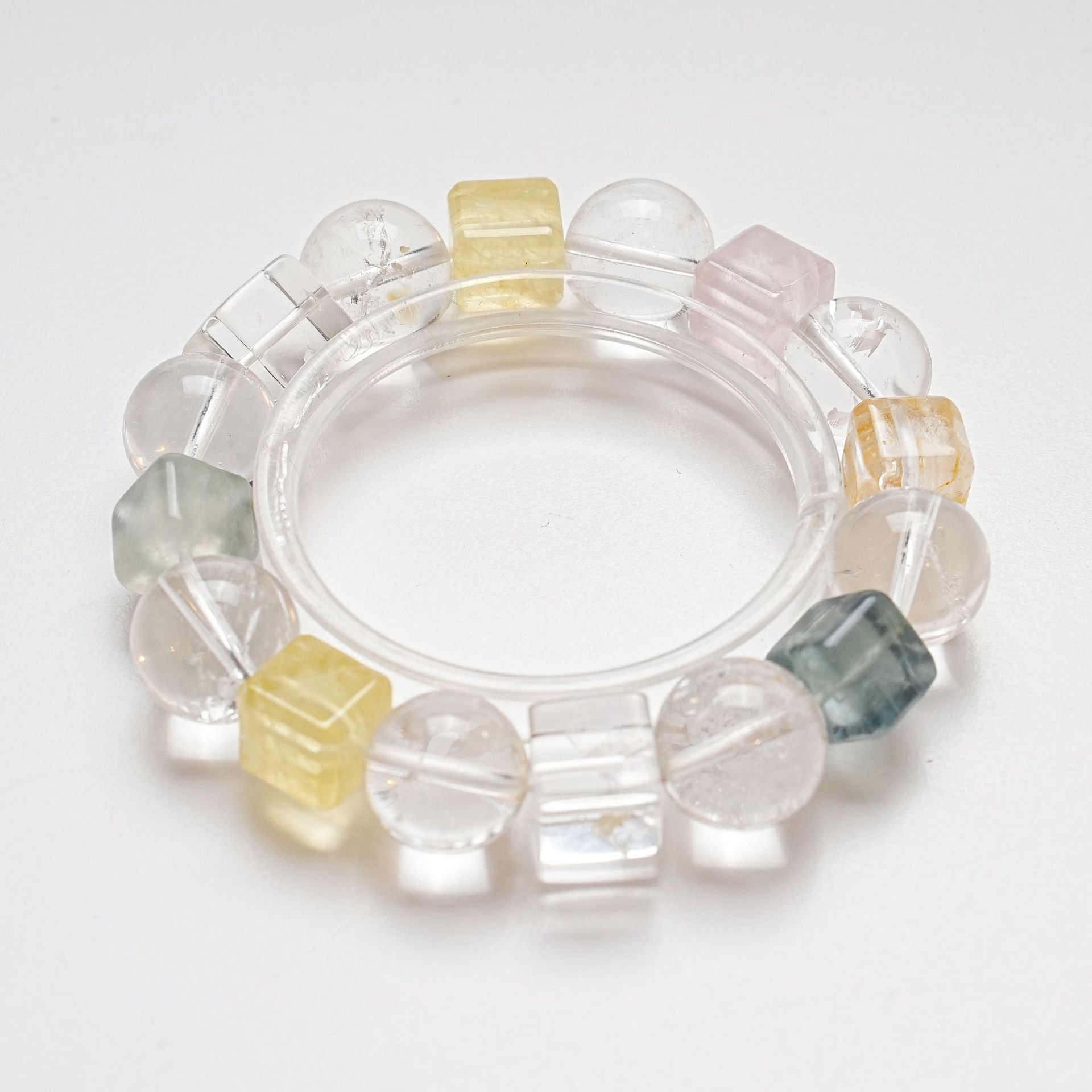 Natural White Crystal Bracelet Women's Versatile High-End White Crystal Bracelet