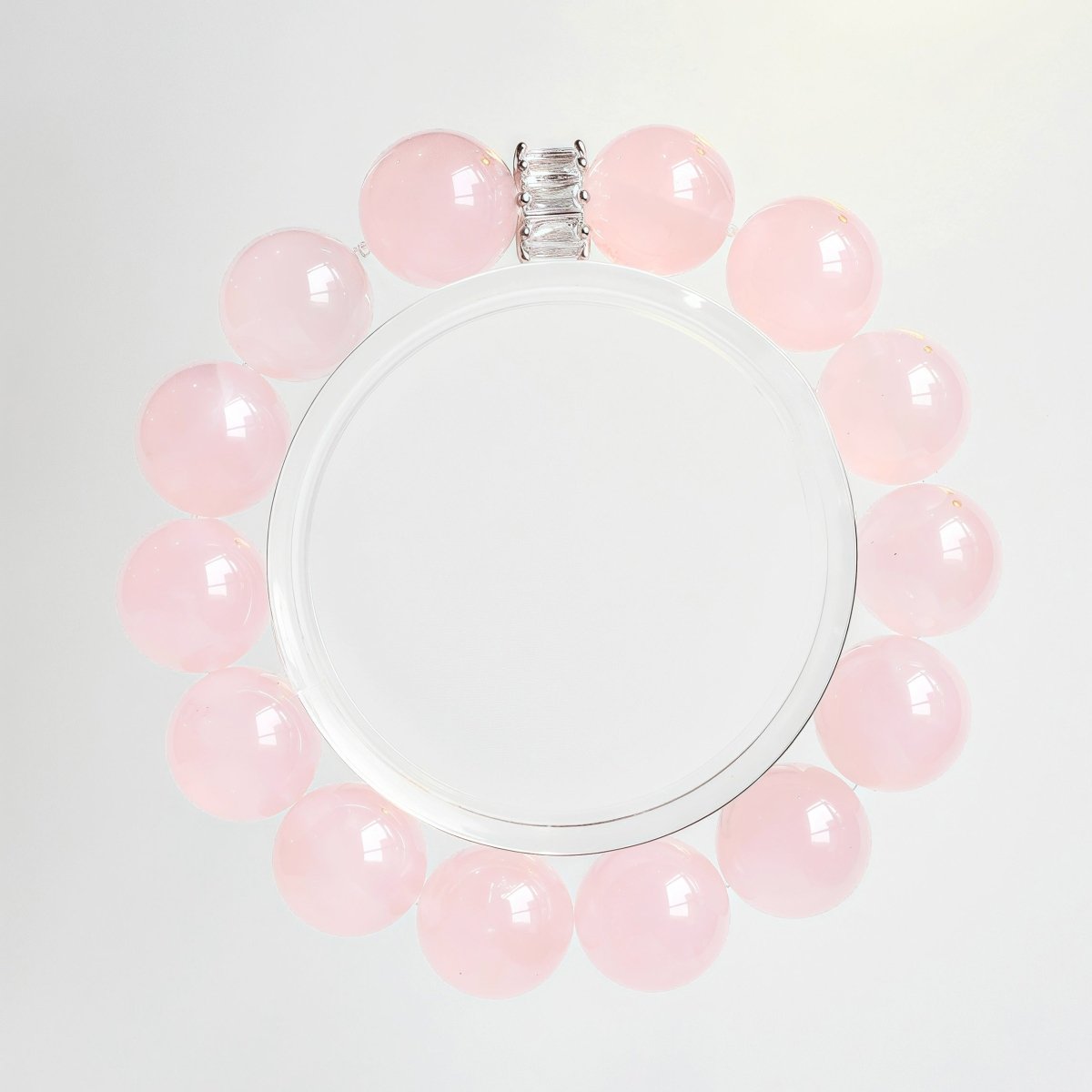 Rose Quartz natural crystal bracelet for love and self-care