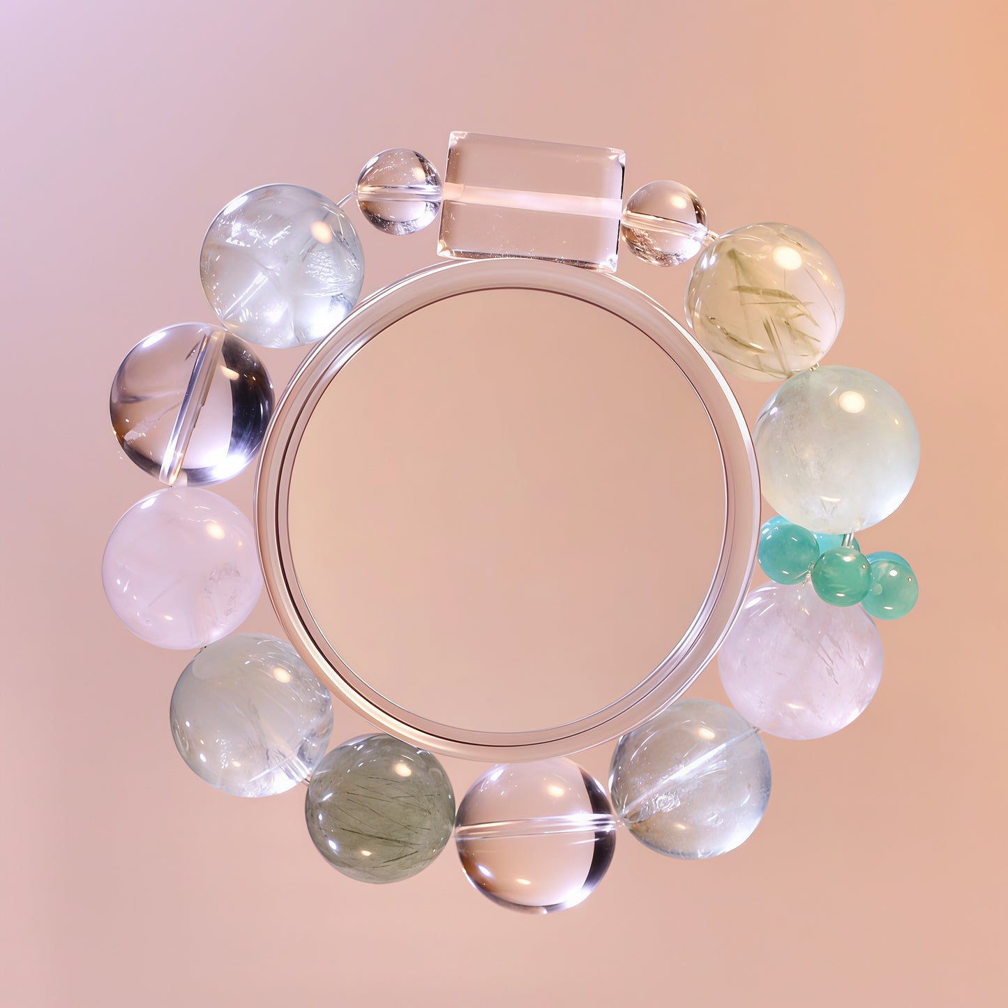 Amazonite Bracelet, Green Phantom Bracelet, Healing Crystal, Calm Crystal Bracelet, Energy Bracelet, Chakra Healing, Emotional Healing Jewelry, Spiritual Bracelet, Green Crystal Bracelet, Natural Gemstone Jewelry