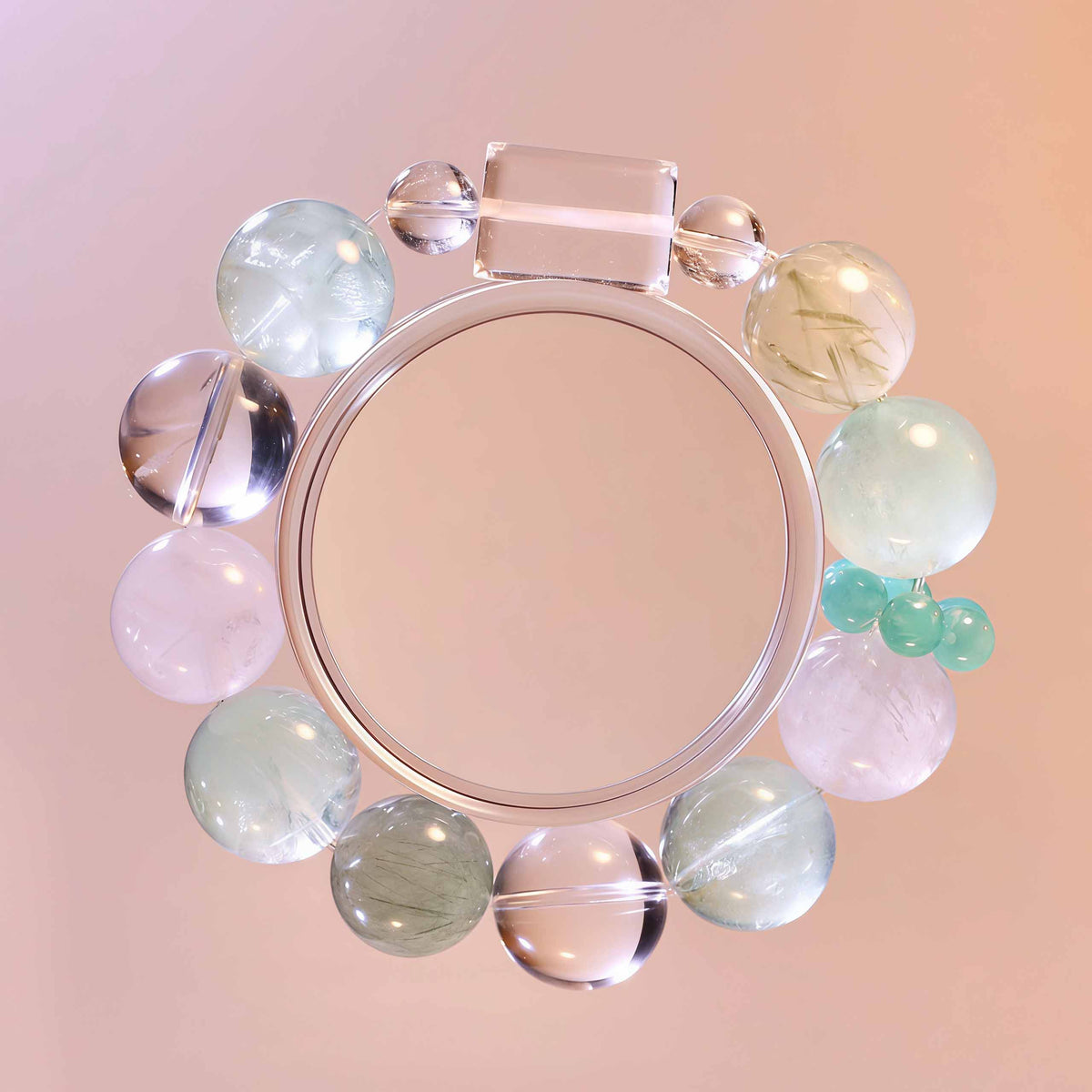 Amazonite & Green Phantom Bracelet — Harmony & Renewal