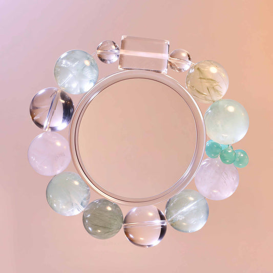 Amazonite & Green Phantom Bracelet — Harmony & Renewal