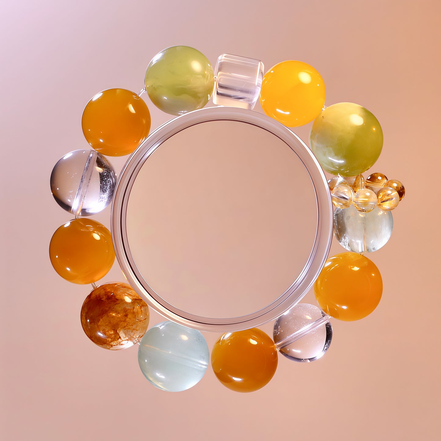 Yellow Crystal Bracelet, Green Fluorite Bracelet, Healing Crystal, Wealth Crystal, Lucky Bracelet, Energy Bracelet, Chakra Healing, Positive Energy Jewelry, Spiritual Bracelet, Handmade Gemstone Bracelet