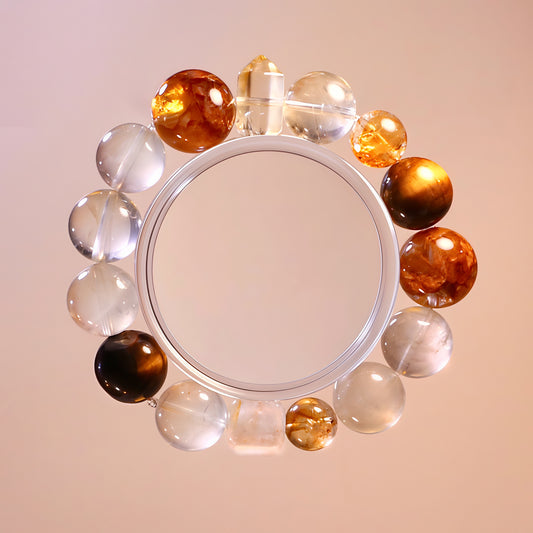 Tiger’s Eye & Citrine Bracelet – Natural Crystal Jewelry for Confidence and Abundance
