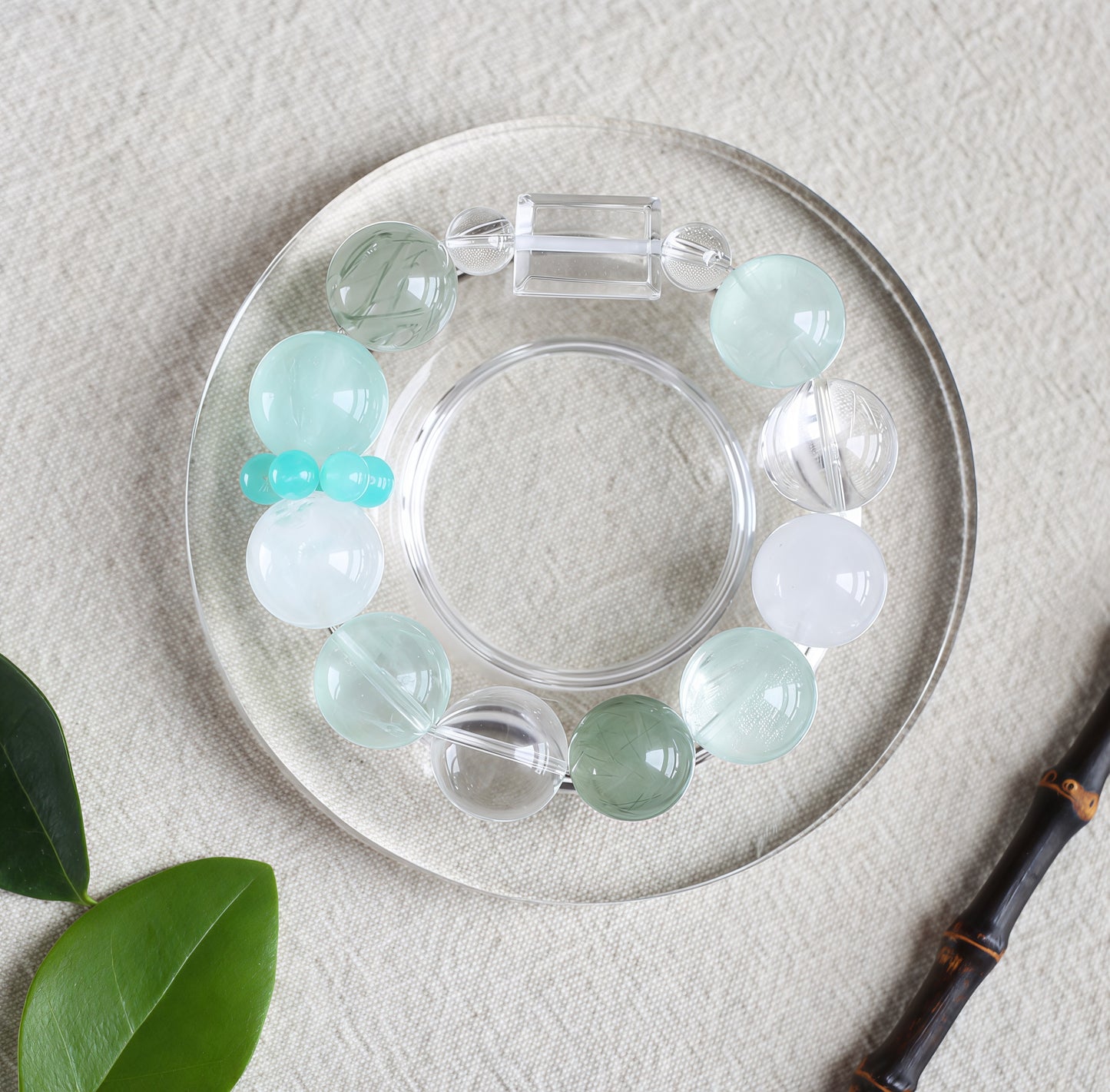 Amazonite & Green Phantom Bracelet – for Calm and Emotional Balance