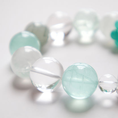 Amazonite & Green Phantom Bracelet – for Calm and Emotional Balance
