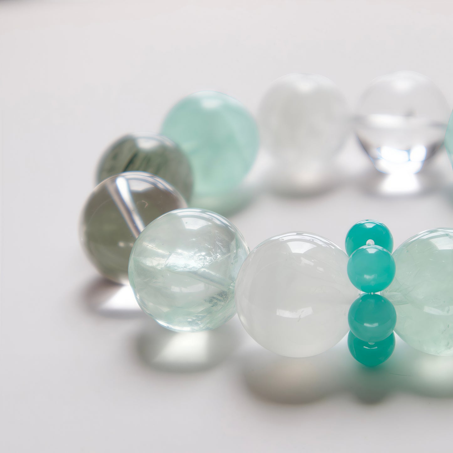 Amazonite & Green Phantom Bracelet – for Calm and Emotional Balance