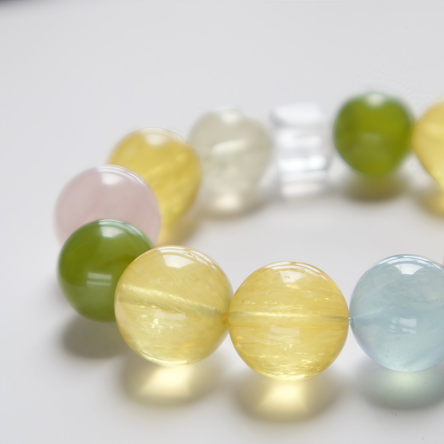 Aquamarine & Rose Quartz Bracelet – for Love and Emotional Calm
