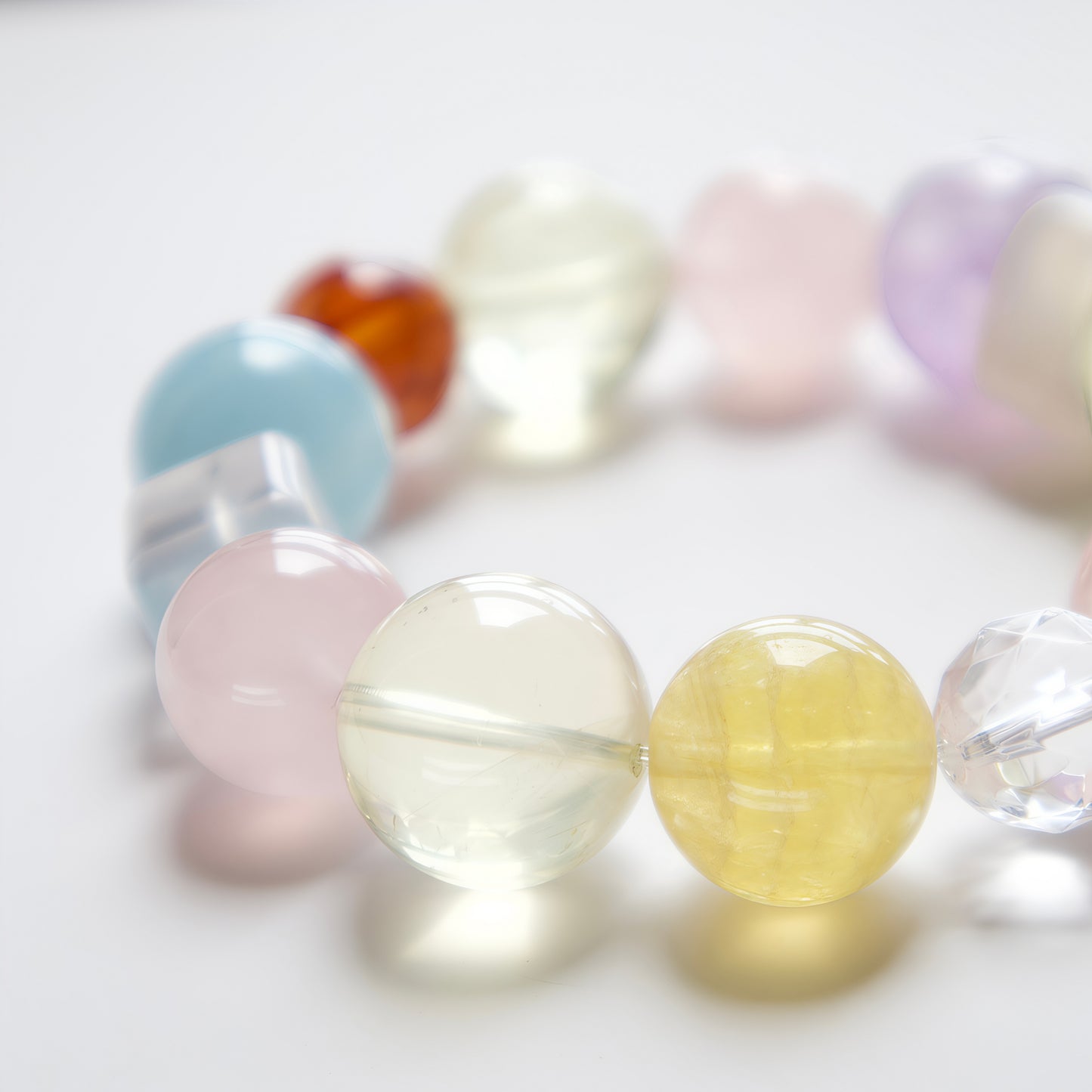 Multi-Stone Healing Bracelet – Chakra Balancing and Positive Energy