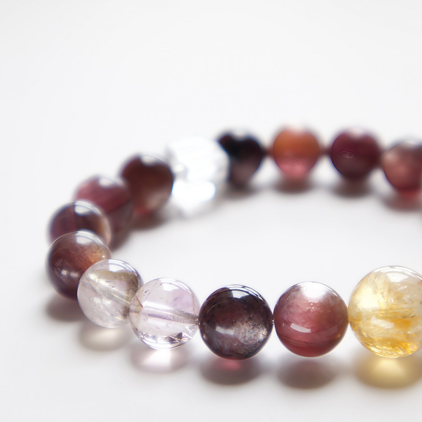 Lepidolite & Amethyst  – Natural Crystal Jewelry for Joy and Emotional Healing