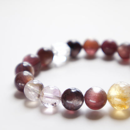 Lepidolite & Amethyst  – Natural Crystal Jewelry for Joy and Emotional Healing
