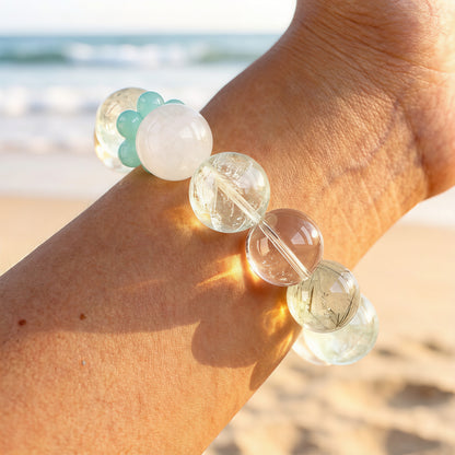 Amazonite & Green Phantom Bracelet – for Calm and Emotional Balance