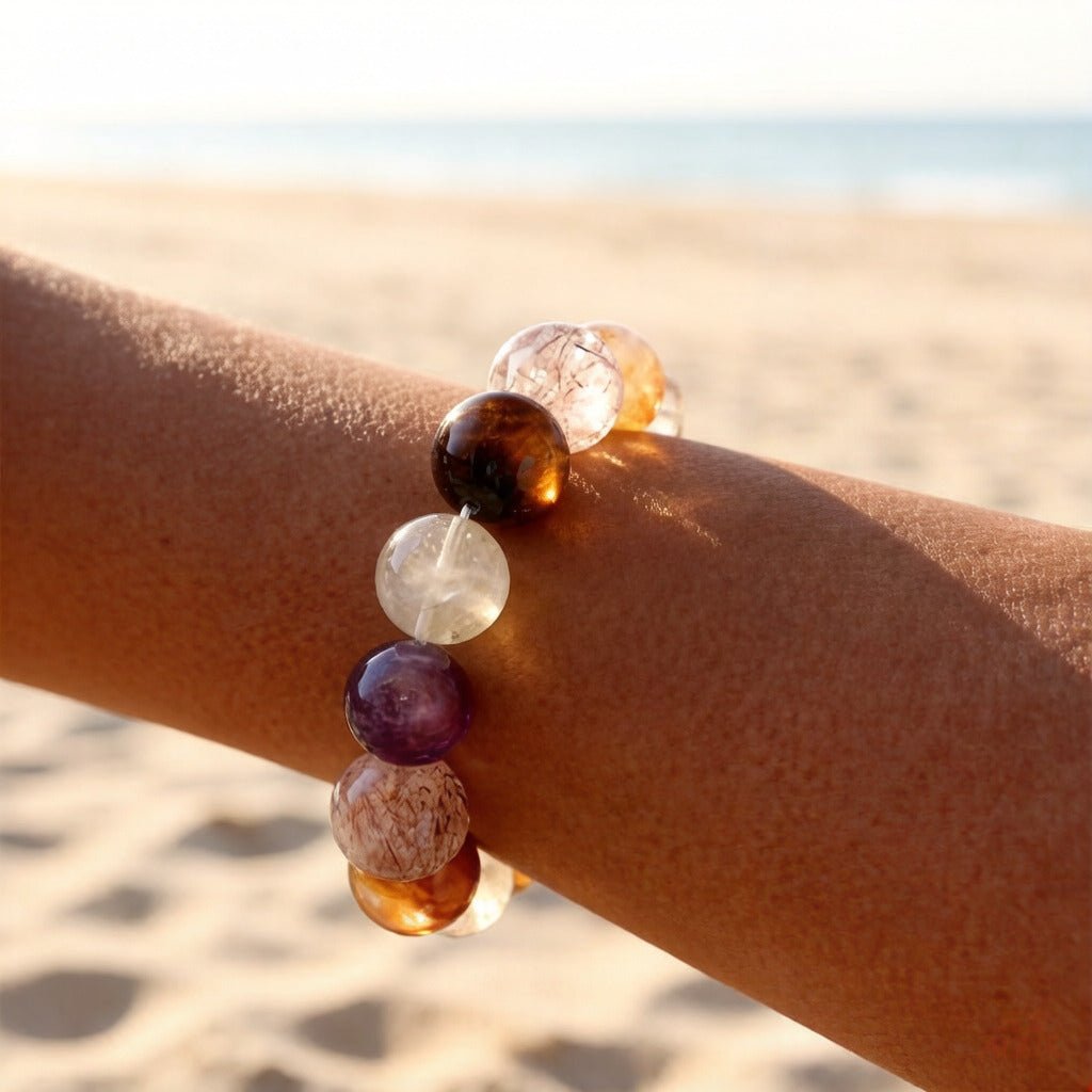Tiger’s Eye & Citrine Bracelet – Natural Crystal Jewelry for Confidence and Abundance