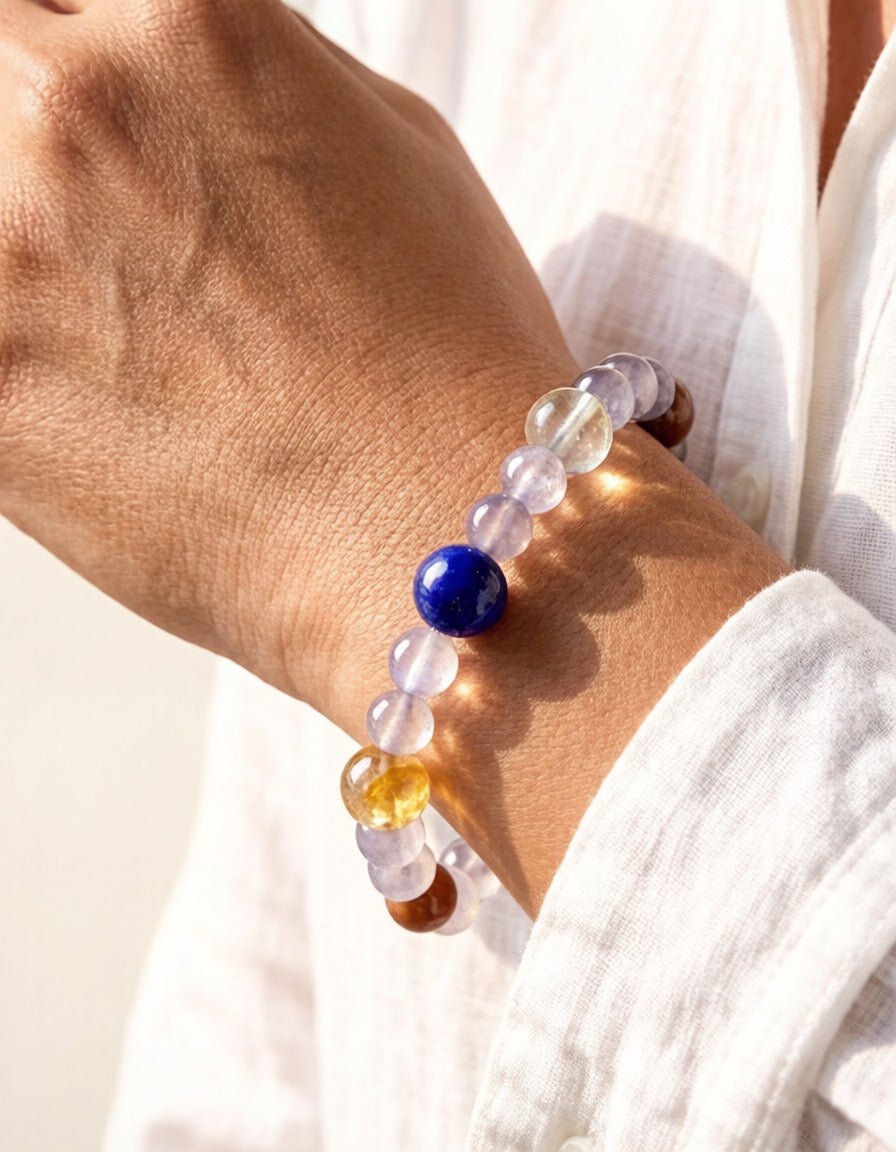 Multi-Stone Chakra Bracelet – Natural Crystal Jewelry for Energy and Emotional Strength