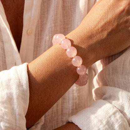 Rose Quartz Bracelet — Love & Self-Care