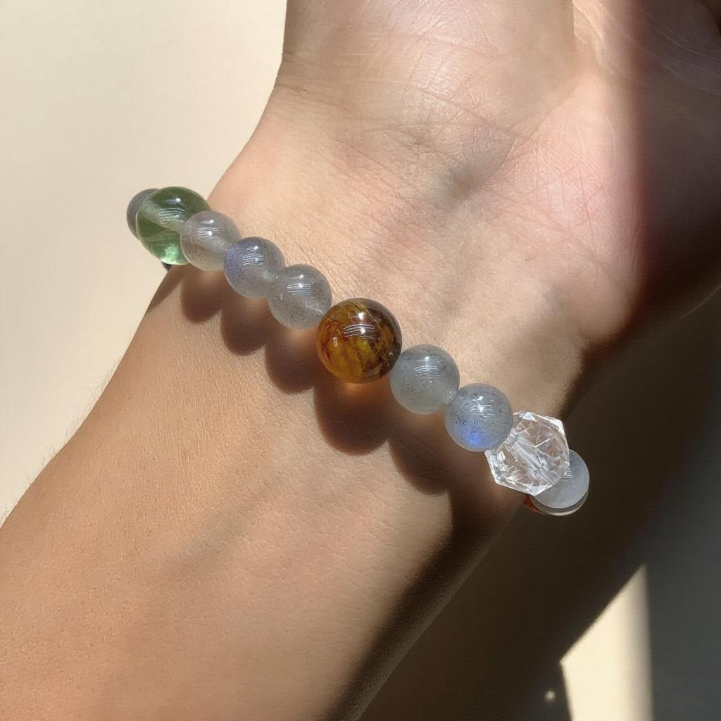 Multi-Stone Chakra Bracelet – Natural Crystal Jewelry for Energy and Emotional Strength
