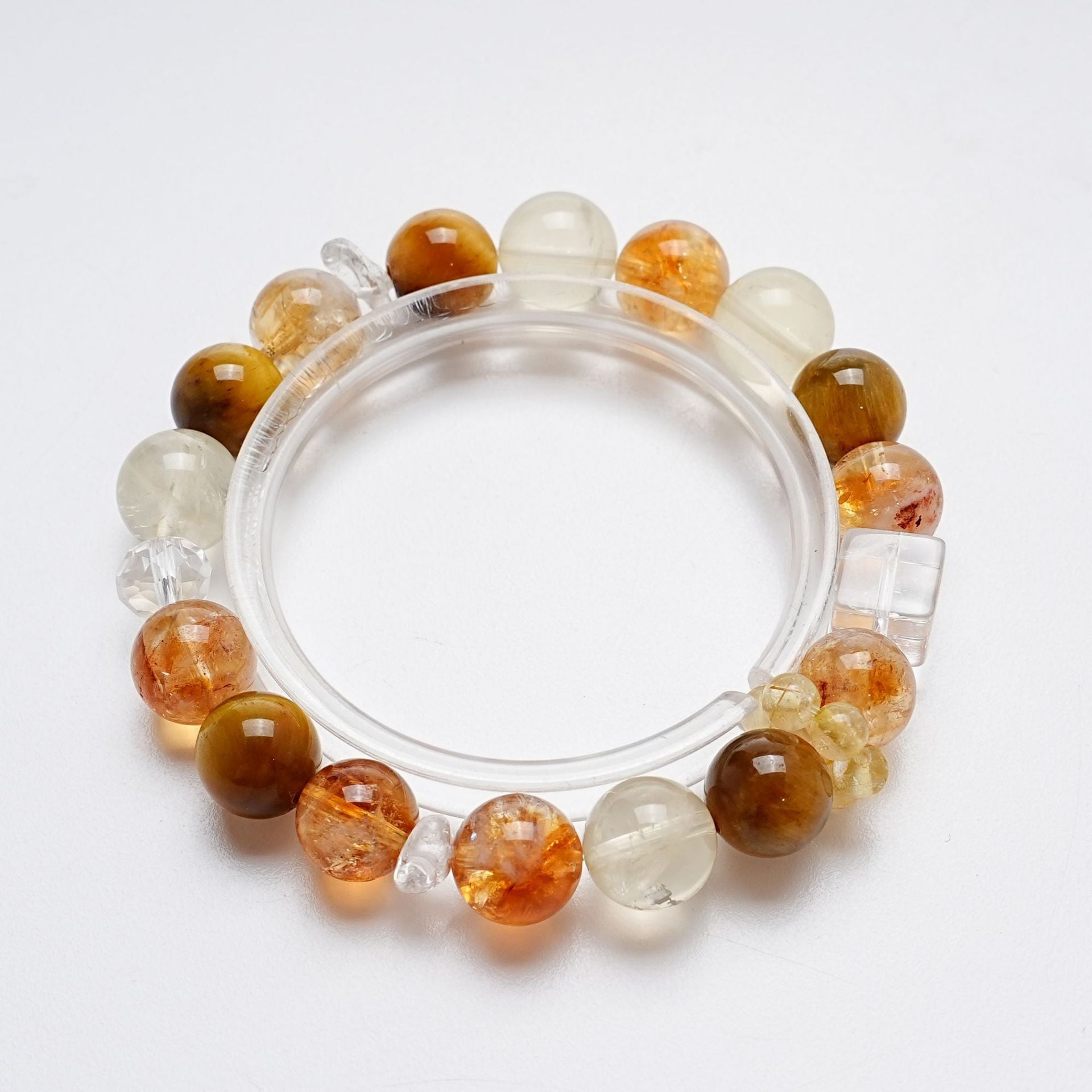 High Quality Natural High Quality Yellow Pagoda Crystal Bracelet Fashion Lemon Crystal Bracelet