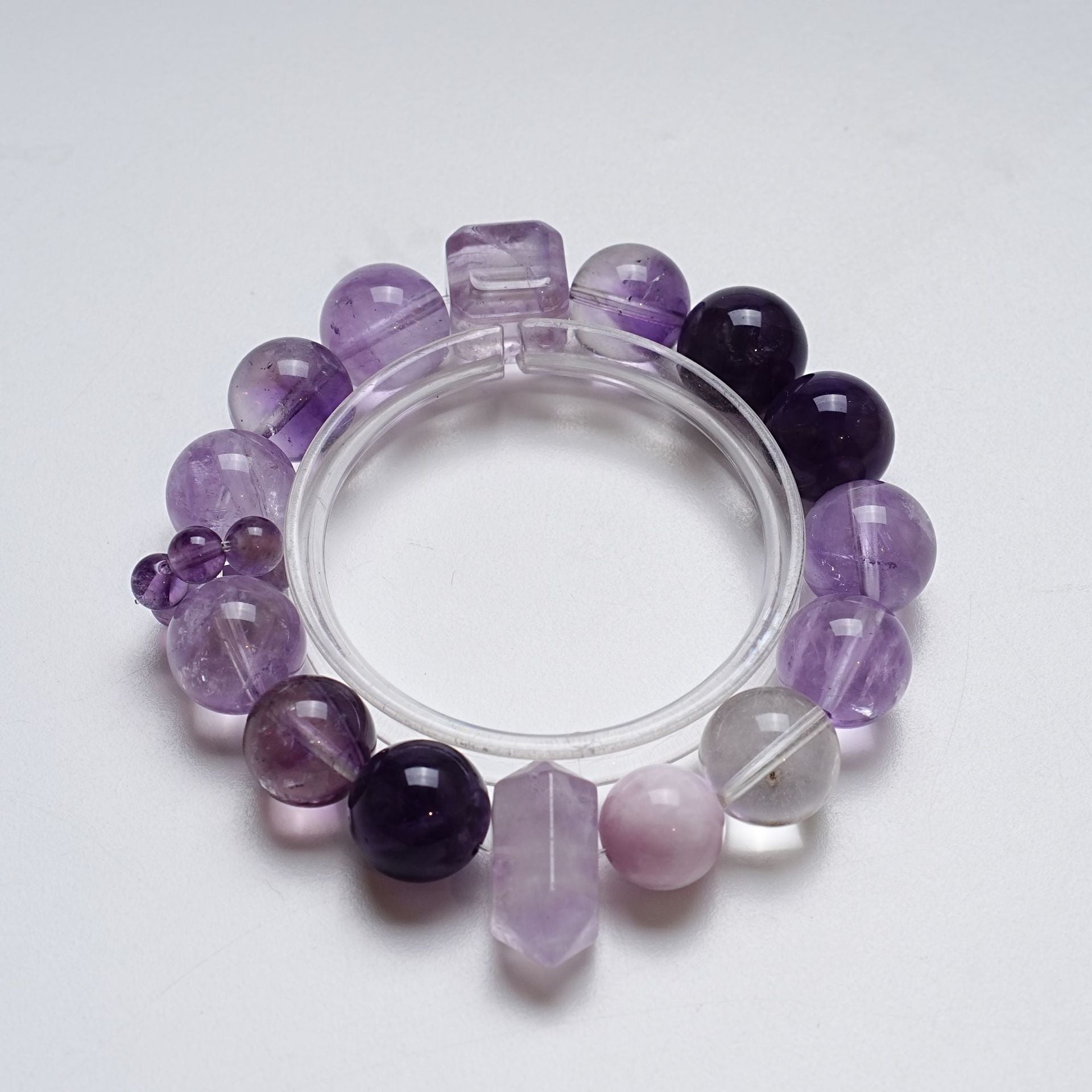 High Quality Natural Uruguay Crystal Bracelet fashion Kunzite White Water Bracelet