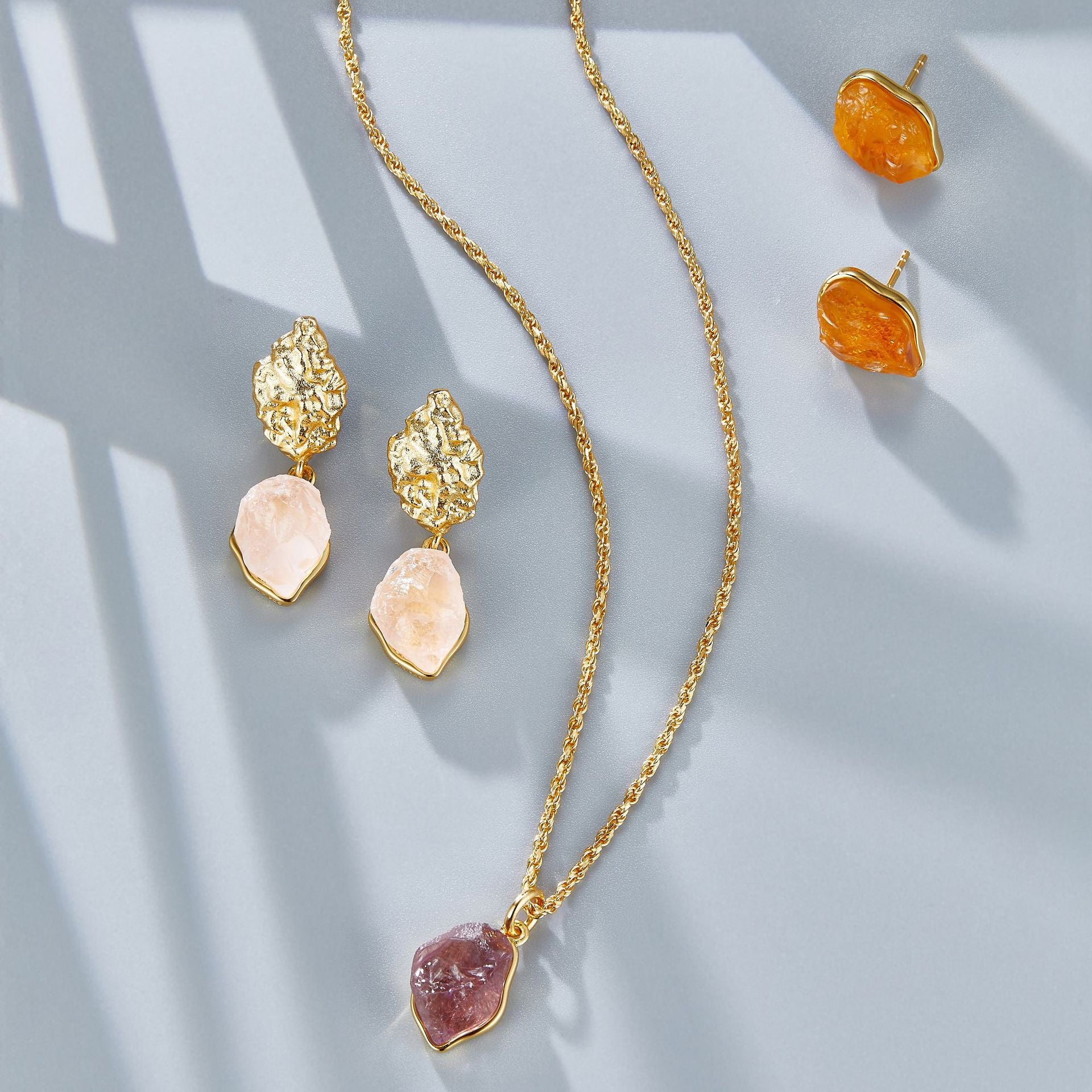 Factory Direct Sales925Silver Powder Crystal Earrings Exquisite Vintage Style Light Luxury French Style Niche Design Earrings Female