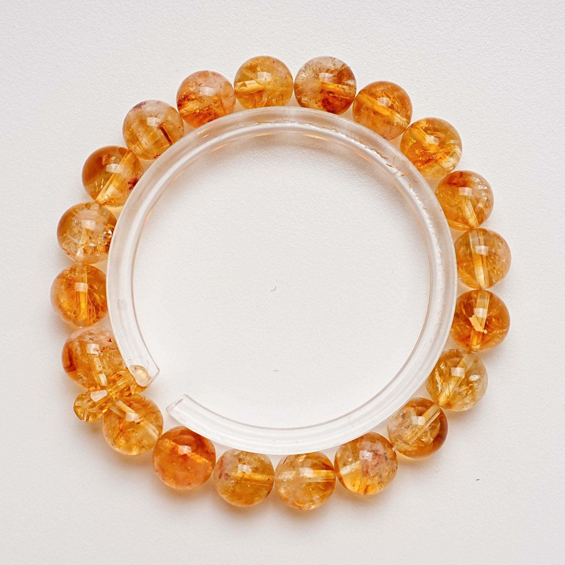 Yellow Pagoda Quartz & Citrine Bracelet — Radiance and Prosperity