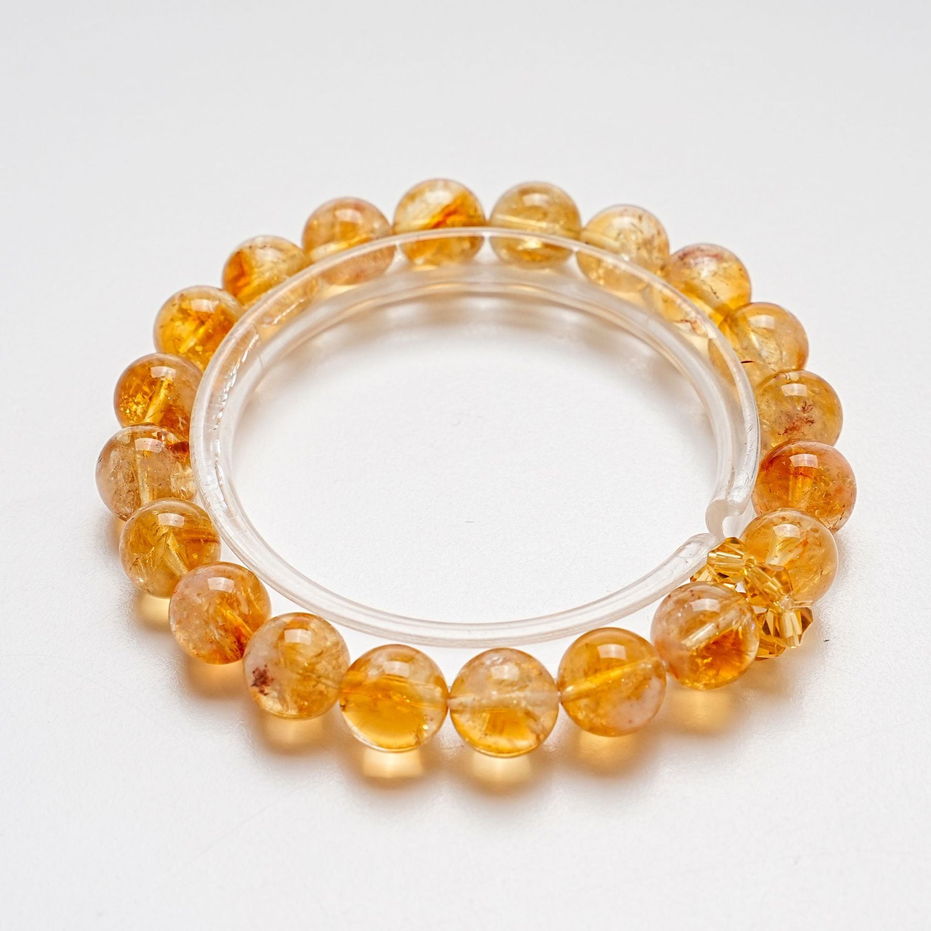 Yellow Pagoda Quartz & Citrine Bracelet — Radiance and Prosperity
