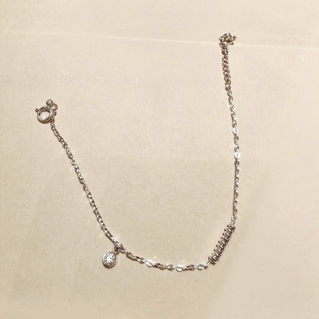 Exquisite S925Pure Silver American Made Gold-Plated Plain Circle Bracelet with Dynamic Craftsmanship, Light Luxury High-End Design