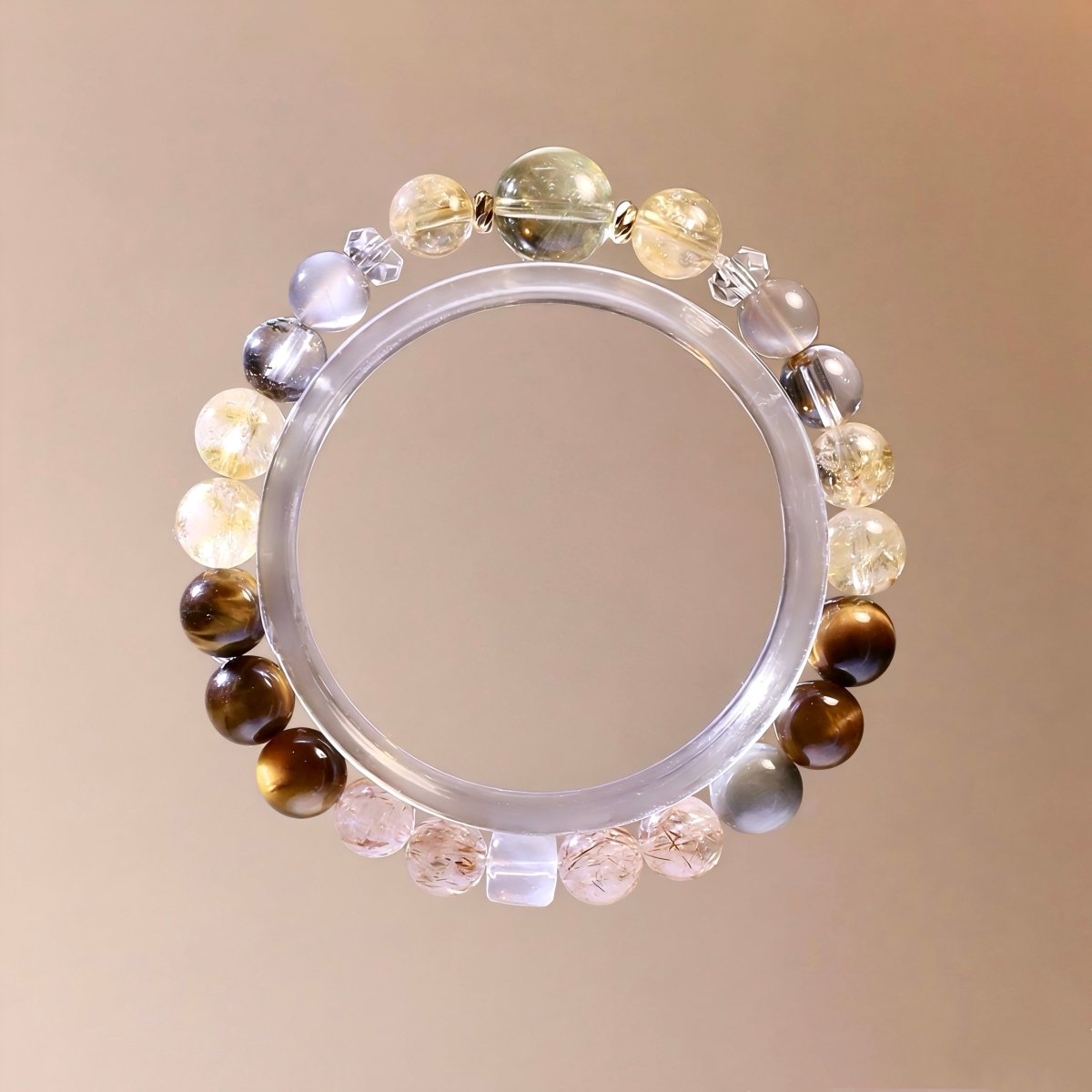 Yellow Tiger’s Eye & Lemon Quartz Bracelet – Natural Crystal Jewelry for Confidence and Abundance